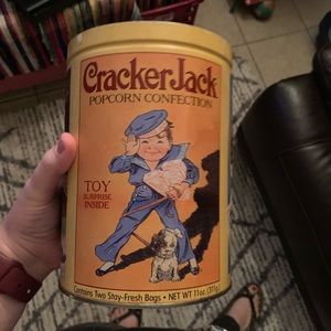 VINTAGE 1991 CRACKER JACK TIN
